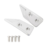 Maxbell Motorcycle Handguards Protector Cover Lightwight Hand Guard Decorative Cover Silver