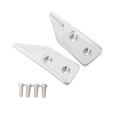 Maxbell Motorcycle Handguards Protector Cover Lightwight Hand Guard Decorative Cover Silver