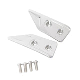 Maxbell Motorcycle Handguards Protector Cover Lightwight Hand Guard Decorative Cover Silver