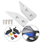 Maxbell Motorcycle Handguards Protector Cover Lightwight Hand Guard Decorative Cover Silver
