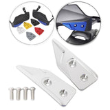 Maxbell Motorcycle Handguards Protector Cover Lightwight Hand Guard Decorative Cover Silver