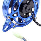 Maxbell Electric Cooling Thermal Fan for ATV 125 150cc 200cc 250cc Motorcycle Blue