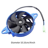 Maxbell Electric Cooling Thermal Fan for ATV 125 150cc 200cc 250cc Motorcycle Blue