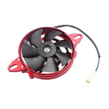 Maxbell Electric Cooling Thermal Fan for ATV 125 150cc 200cc 250cc Motorcycle Red