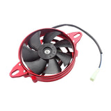 Maxbell Electric Cooling Thermal Fan for ATV 125 150cc 200cc 250cc Motorcycle Red