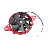 Maxbell Electric Cooling Thermal Fan for ATV 125 150cc 200cc 250cc Motorcycle Red