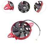 Maxbell Electric Cooling Thermal Fan for ATV 125 150cc 200cc 250cc Motorcycle Red