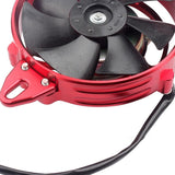 Maxbell Electric Cooling Thermal Fan for ATV 125 150cc 200cc 250cc Motorcycle Red