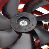 Maxbell Electric Cooling Thermal Fan for ATV 125 150cc 200cc 250cc Motorcycle Orange