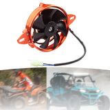 Maxbell Electric Cooling Thermal Fan for ATV 125 150cc 200cc 250cc Motorcycle Orange