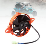 Maxbell Electric Cooling Thermal Fan for ATV 125 150cc 200cc 250cc Motorcycle Orange