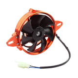 Maxbell Electric Cooling Thermal Fan for ATV 125 150cc 200cc 250cc Motorcycle Orange