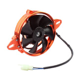 Maxbell Electric Cooling Thermal Fan for ATV 125 150cc 200cc 250cc Motorcycle Orange