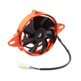 Maxbell Electric Cooling Thermal Fan for ATV 125 150cc 200cc 250cc Motorcycle Orange