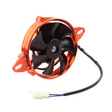 Maxbell Electric Cooling Thermal Fan for ATV 125 150cc 200cc 250cc Motorcycle Orange