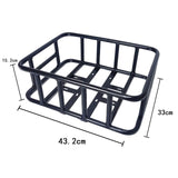 Maxbell Bike Basket Rear Decor Bicycle Seat Basket for Cycling Shopping Outdoor