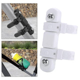 Maxbell Bike Bottle Cage Mounting Base Sturdy Silicone for Mountain Bikes  White