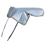 Maxbell Motorcycle Seat Cover Saddle Cover Accessories with Elastic Straps Sun Shade with Rearview Holes