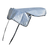 Maxbell Motorcycle Seat Cover Saddle Cover Accessories with Elastic Straps Sun Shade with Rearview Holes