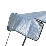 Maxbell Motorcycle Seat Cover Saddle Cover Accessories with Elastic Straps Sun Shade with Rearview Holes