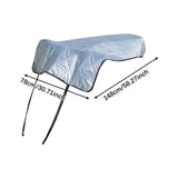 Maxbell Motorcycle Seat Cover Saddle Cover Accessories with Elastic Straps Sun Shade without Holes