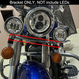 Maxbell Motorcycle Passing Light Bracket Accessory for Harley Road Glide