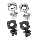 Maxbell 2Pcs Swivel Auxiliary Light Bracket for BMW R1250GS Adventure 2019-2024 Black