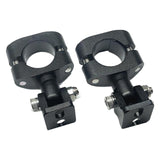 Maxbell 2Pcs Swivel Auxiliary Light Bracket for BMW R1250GS Adventure 2019-2024 Black