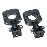 Maxbell 2Pcs Swivel Auxiliary Light Bracket for BMW R1250GS Adventure 2019-2024 Black