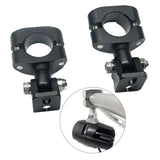 Maxbell 2Pcs Swivel Auxiliary Light Bracket for BMW R1250GS Adventure 2019-2024 Black