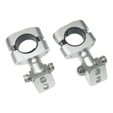 Maxbell 2Pcs Swivel Auxiliary Light Bracket for BMW R1250GS Adventure 2019-2024 Silvery