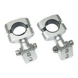 Maxbell 2Pcs Swivel Auxiliary Light Bracket for BMW R1250GS Adventure 2019-2024 Silvery