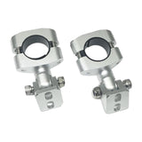 Maxbell 2Pcs Swivel Auxiliary Light Bracket for BMW R1250GS Adventure 2019-2024 Silvery