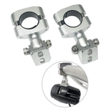 Maxbell 2Pcs Swivel Auxiliary Light Bracket for BMW R1250GS Adventure 2019-2024 Silvery