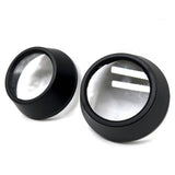 Maxbell 2Pcs Motocycle Fog Light Guard Front Colored 75mm Motorcycle Fog Light Cover black