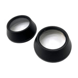 Maxbell 2Pcs Motocycle Fog Light Guard Front Colored 75mm Motorcycle Fog Light Cover black