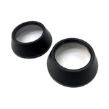 Maxbell 2Pcs Motocycle Fog Light Guard Front Colored 75mm Motorcycle Fog Light Cover black