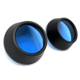 Maxbell 2Pcs Motocycle Fog Light Guard Front Colored 75mm Motorcycle Fog Light Cover blue