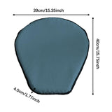 Maxbell Motorcycle Gel Seat Cushion Riding Removable Soft Shock Absorbing Protection Blue