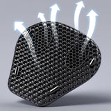 Maxbell Motorcycle Gel Seat Cushion Riding Removable Soft Shock Absorbing Protection Blue