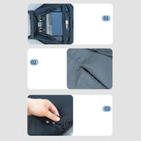 Maxbell Motorcycle Gel Seat Cushion Riding Removable Soft Shock Absorbing Protection Blue