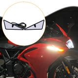 Maxbell Motorcycle Decorative License Plate Light Accessory Stylish Versatile 2400LM Triangle Blue