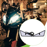 Maxbell Motorcycle Decorative License Plate Light Accessory Stylish Versatile 2400LM Triangle Blue