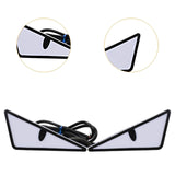 Maxbell Motorcycle Decorative License Plate Light Accessory Stylish Versatile 2400LM Triangle Red