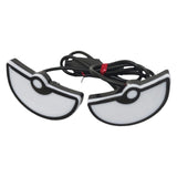 Maxbell Motorcycle Decorative License Plate Light Accessory Stylish Versatile 2400LM Half Circle Amber