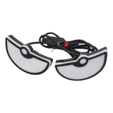 Maxbell Motorcycle Decorative License Plate Light Accessory Stylish Versatile 2400LM Half Circle Green