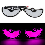 Maxbell Motorcycle Decorative License Plate Light Accessory Stylish Versatile 2400LM Half Circle Purple