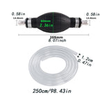Maxbell Manual Siphon Pump Premium Vehicle Emergency Automotive Gasoline Siphon Hose