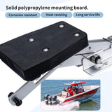 Maxbell Outboard Engine Bracket Accessory for Boat 7 1/2 HP- 20HP Professional Black Base