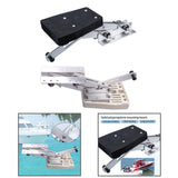 Maxbell Outboard Engine Bracket Accessory for Boat 7 1/2 HP- 20HP Professional Black Base